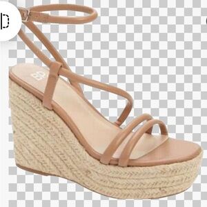 Nordstrom/bp Women's Tan Wedge women Sandals. Size 9